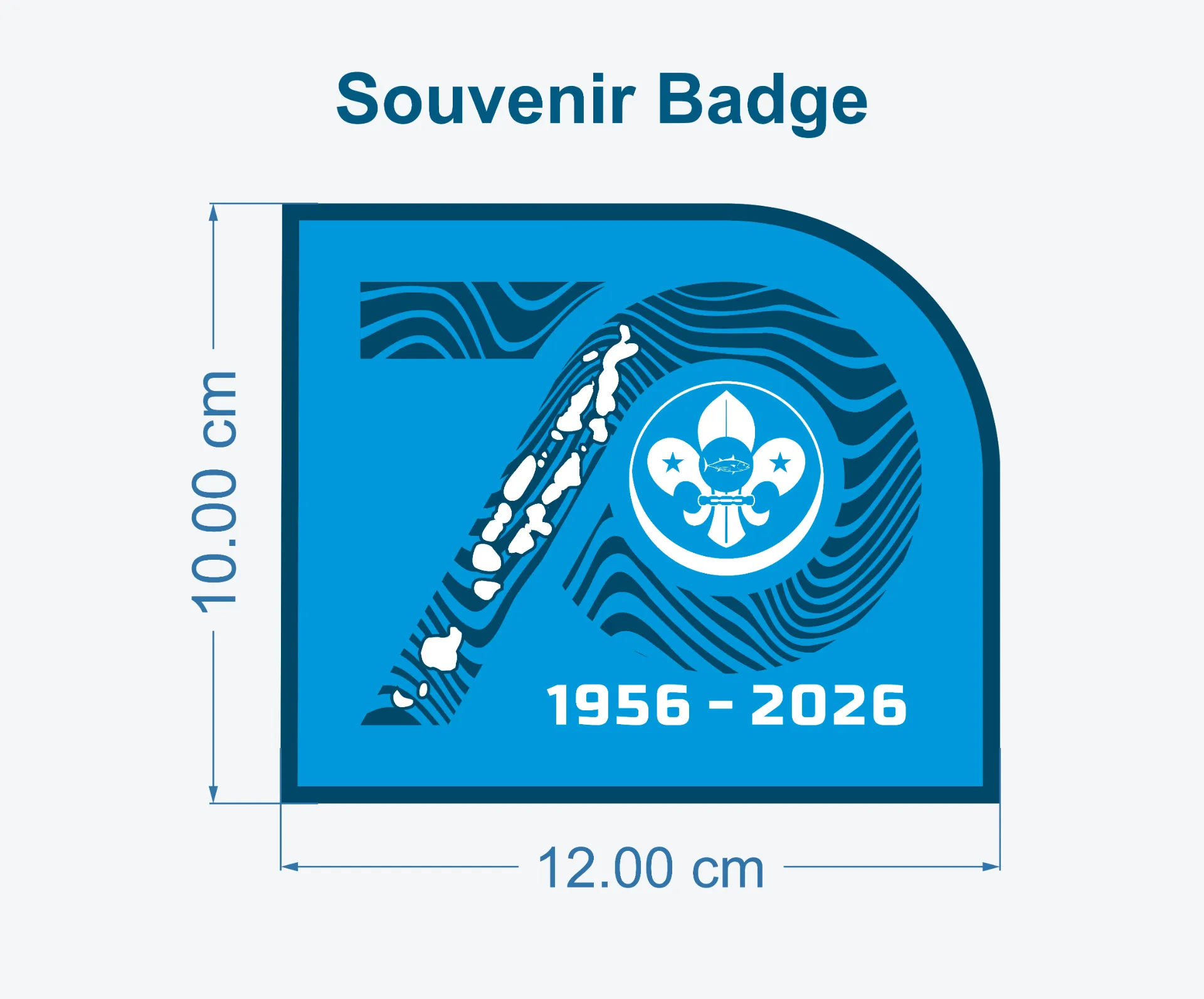 [10014] Platinum Jubilee Souvenir Badge