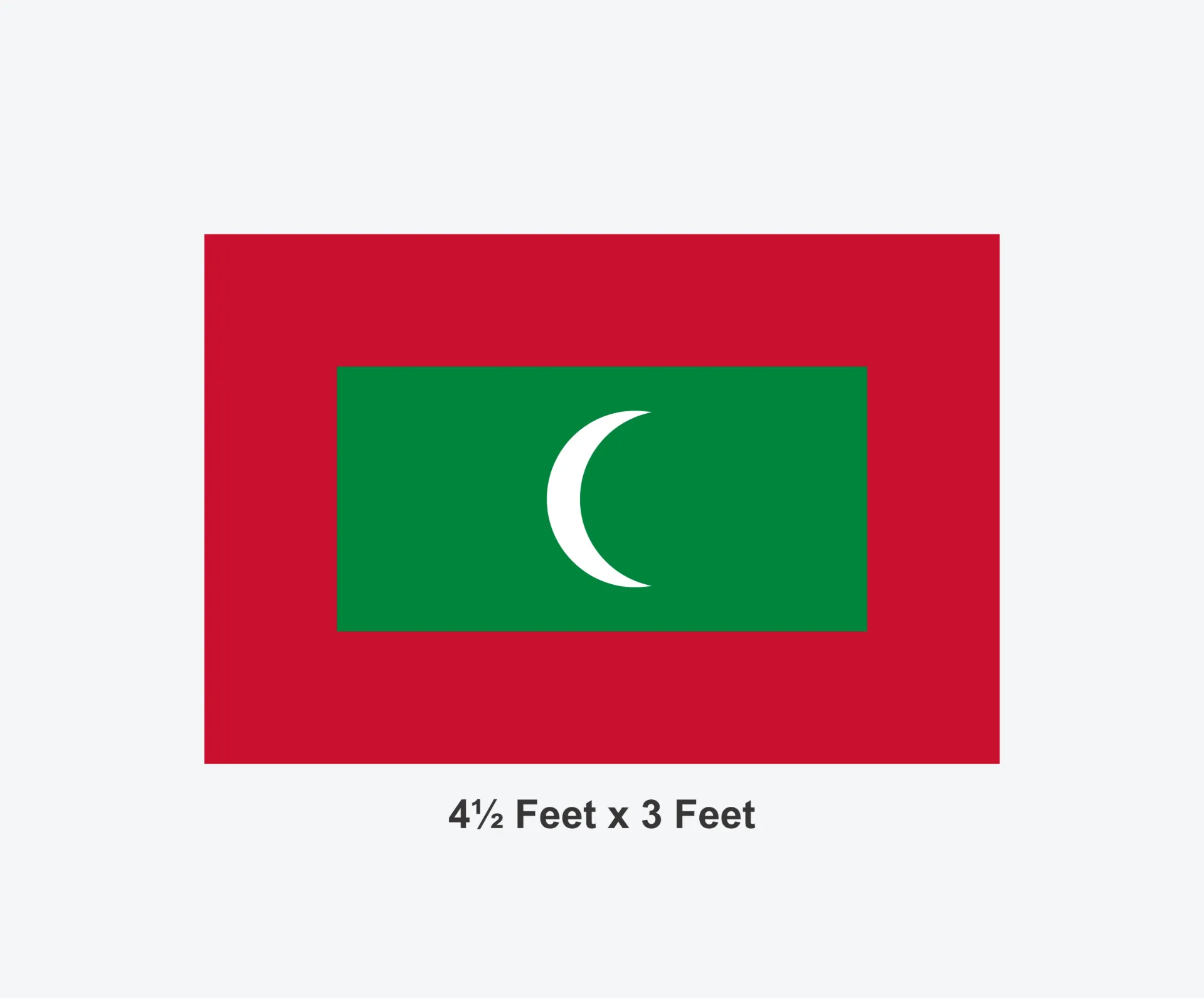 [9015] Maldives Flag (4.5' x 3')